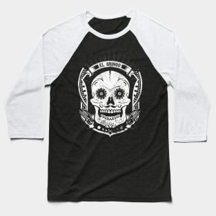 Skuls of El Gringo Baseball T-Shirt